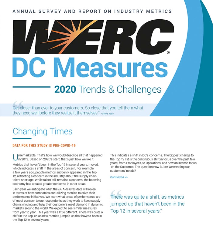 2020 Werc Dc Measures Annual Survey And Report